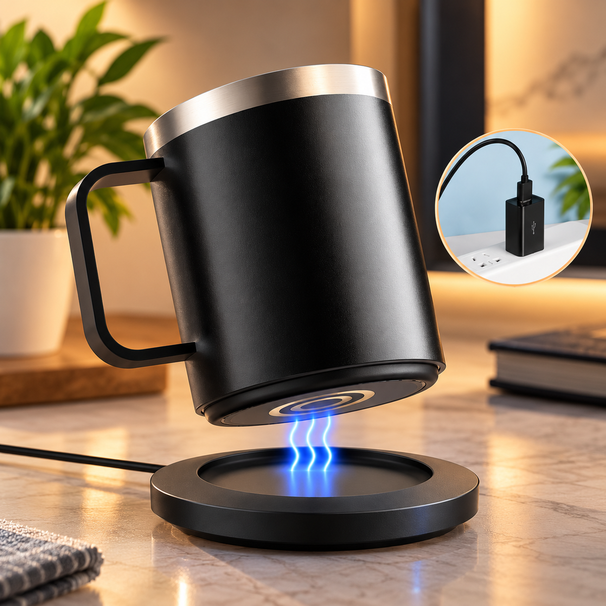 Smart Heated Coffee Mug